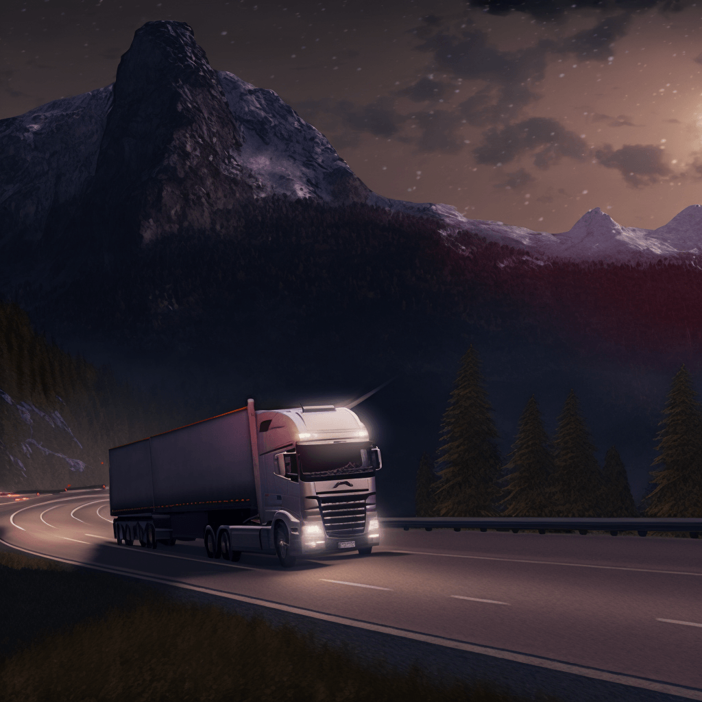 tysarac logistic transport truck on the highway coastal environ 4ea0fc6d d33f 4d5d a217 08e5adacca49 bursa evden eve nakliyat