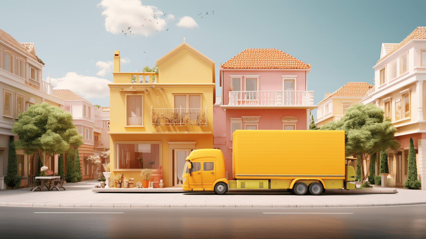 tysarac a truck of home movers on the road there are villas bot b6cfa387 7448 4d7e 9dc8 7ef7e58d2cf2 bursa evden eve nakliyat